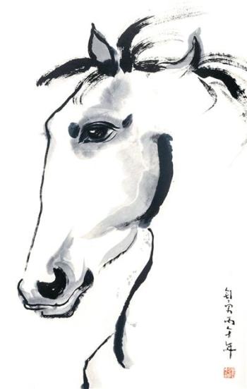 知己凝眸处：水墨见龙驹（创作谈）